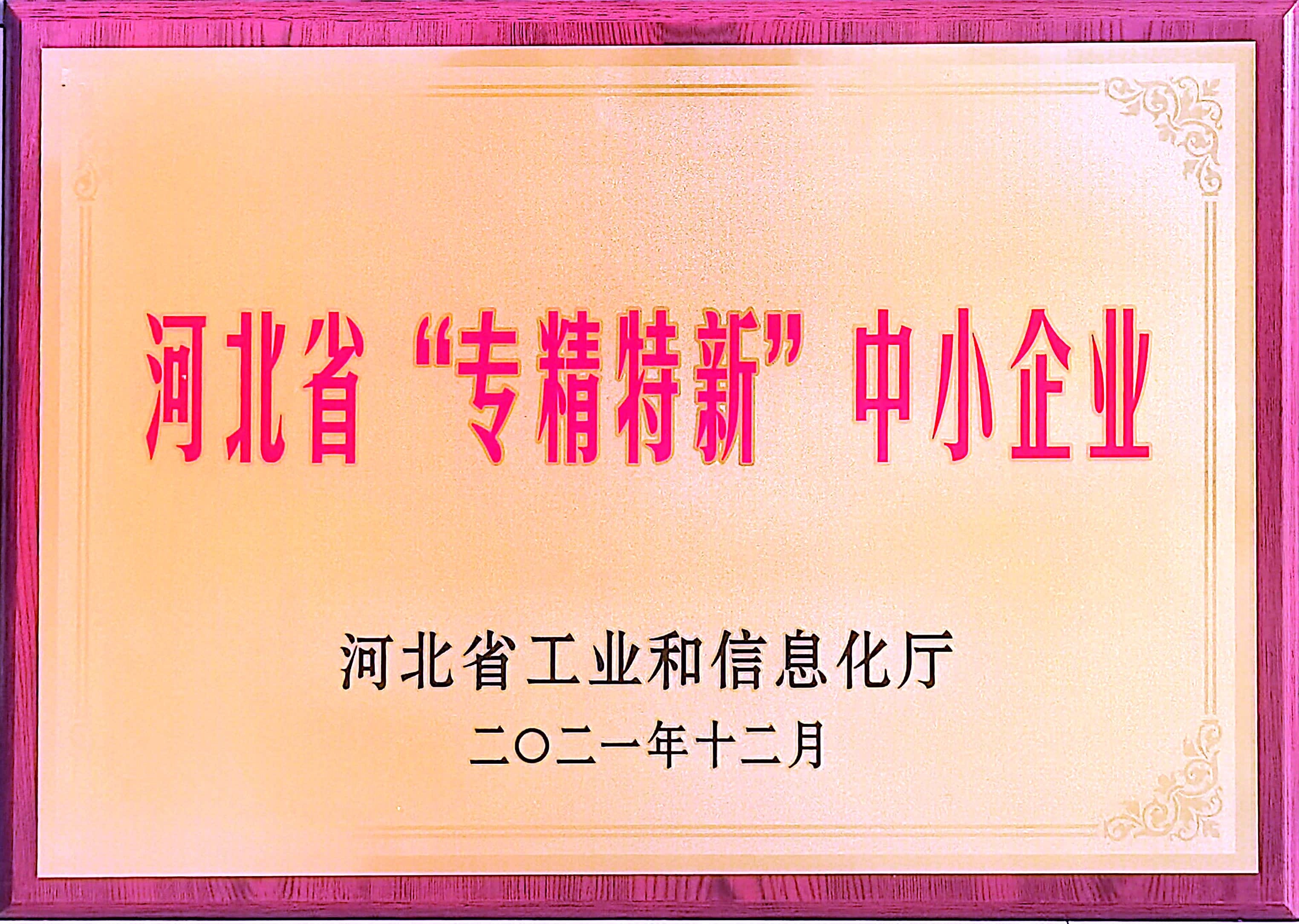 河北省“專(zhuān)精特新”中小企業(yè)